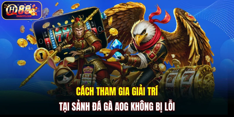 Cách tham gia giải trí tại sảnh đá gà AOG không bị lỗi