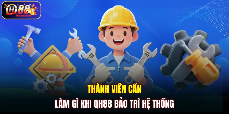 Thành viên cần làm gì khi QH88 bảo trì hệ thống